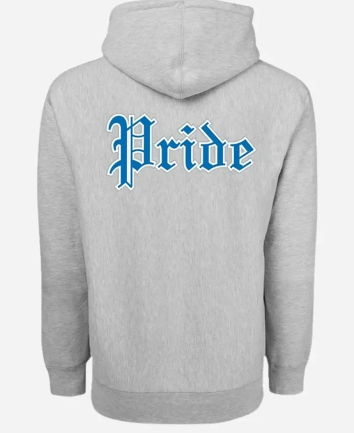 Detroit Lions Pride Fireside Pullover Grey Hoodie For Sale