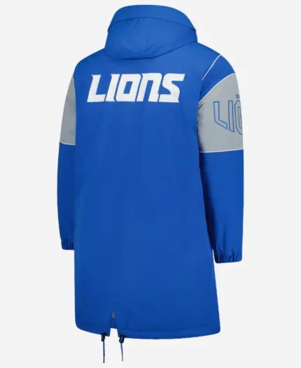 Detroit Lions Starter Dynasty Polyfill Stadium Hooded Jacket