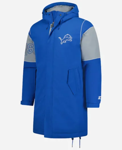 Detroit Lions Starter Dynasty Polyfill Stadium Jacket