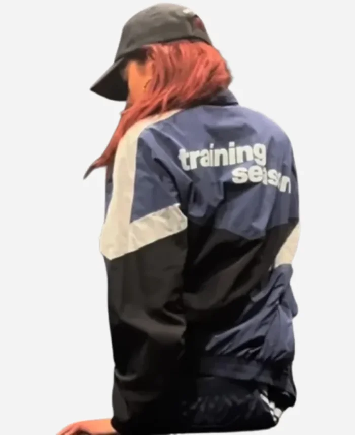 Dua Lipa Training Season Blue Jacket Tracksuit