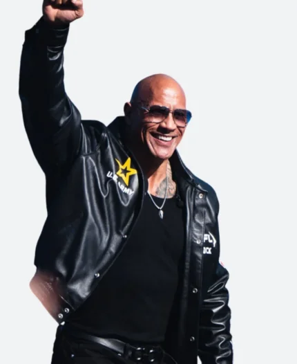 Dwayne-Johnson-NASCAR-Daytona-500-Leather-Jacket