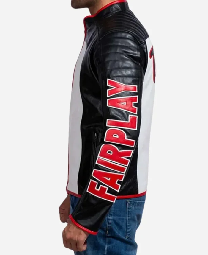 Echo Kellum Arrow Dangerous Season 5 Fairplay Mr Terrific Leather Jacket For Sale