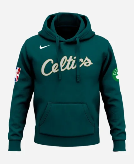 Ed Sheeran Boston Celtics Green Fleece Pullover Hoodie For Unisex