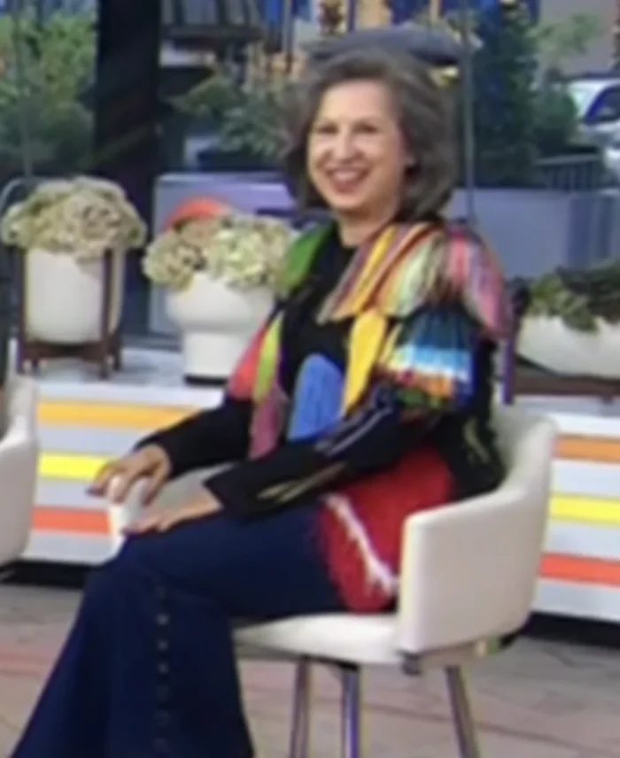 Elizabeth Kahane The Today Show Multi-Color Fringed Jacket