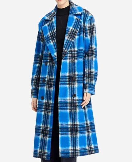 Elsbeth Tascioni TV-Series Elsbeth Season 02 Carrie Preston Blue Plaid Coat