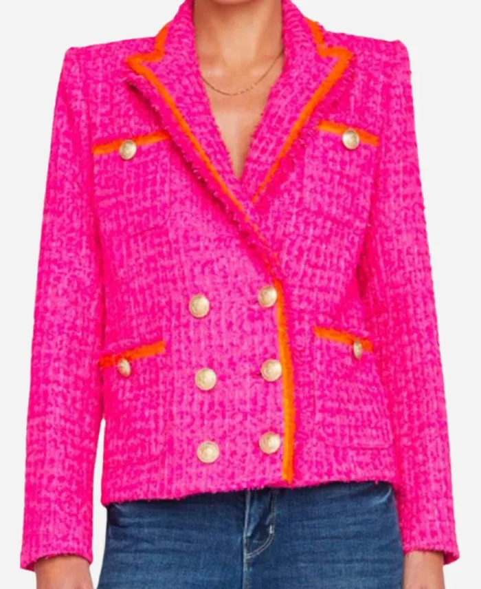 Elsbeth Tascioni TV-Series Elsbeth Season 02 Carrie Preston Orange Pink Tweed Blazer