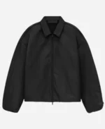 Essentials Fear Of God State Oversized Black Cotton Jacket For Unisex