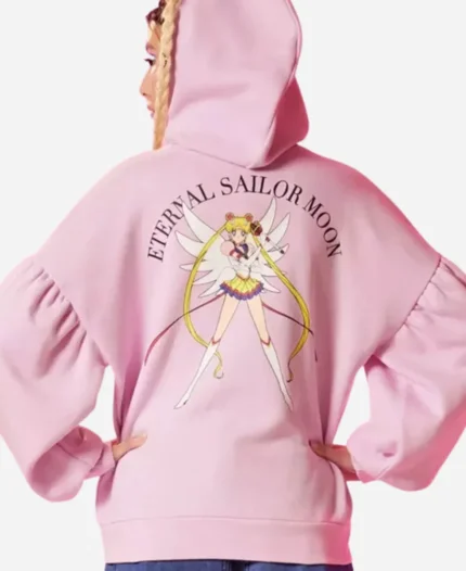 Eternal Sailor Moon Pink Pullover Printed Hoodie 