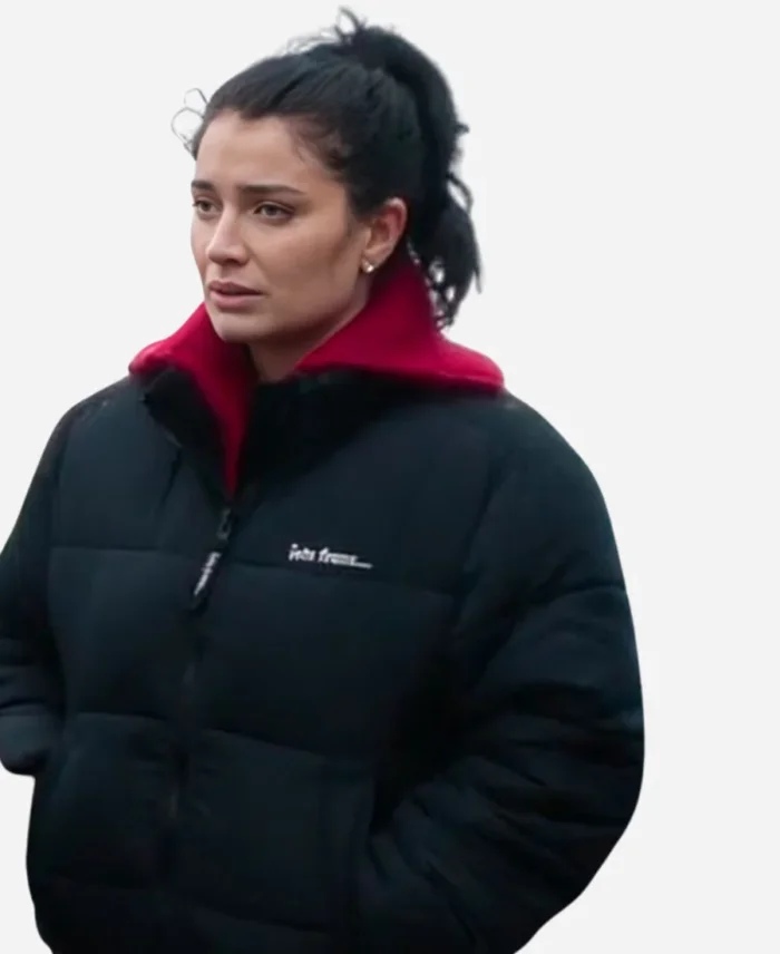 Eve Hewson Bad Sisters S02 Black Puffer Jacket