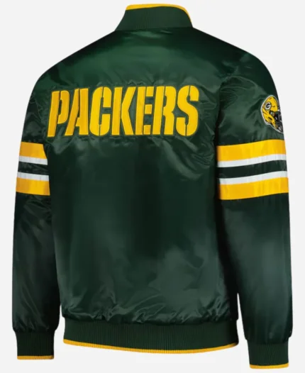 Green Bay Packers Starter Green Scout Varsity Jacket