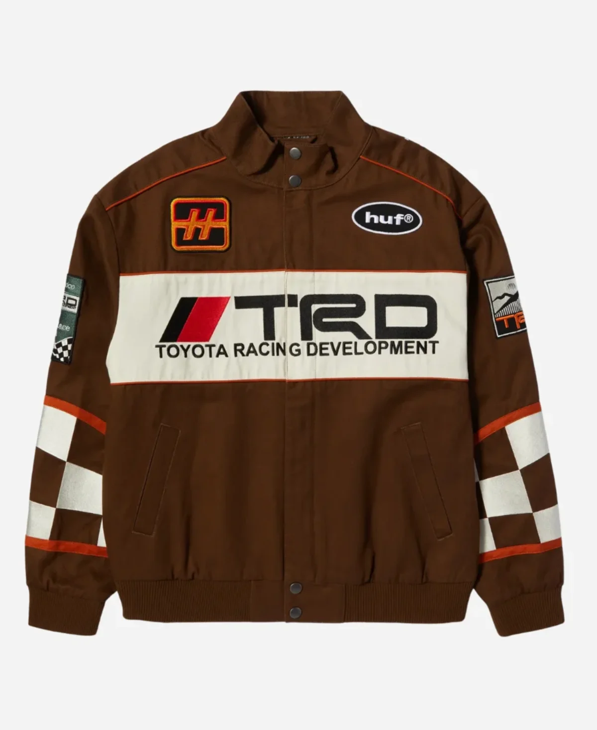 HUF X Toyota Race Development Brown Racing Jacket