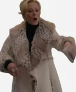 Hacks S03 Jean Smart Faux Fur-Trim Coat