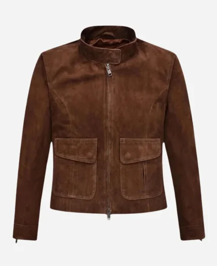 Hayley Atwell Mission Impossible Brown Suede Leather Jacket For Sale