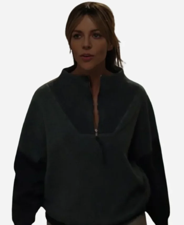 High Potential 2024 Kaitlin Olson Half Zip Sweatshirt