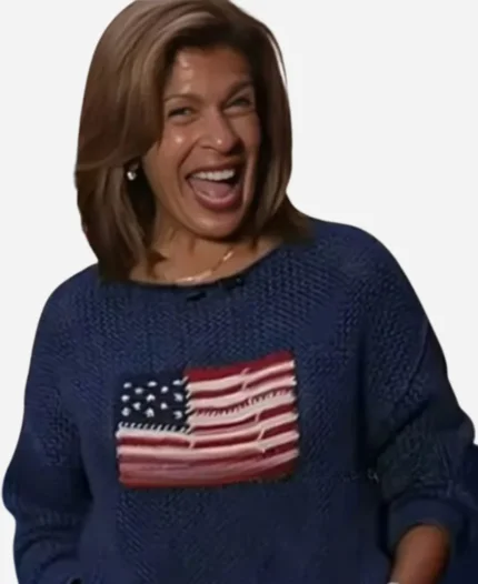 Hoda Kotb The Today Show American Flag Sweater