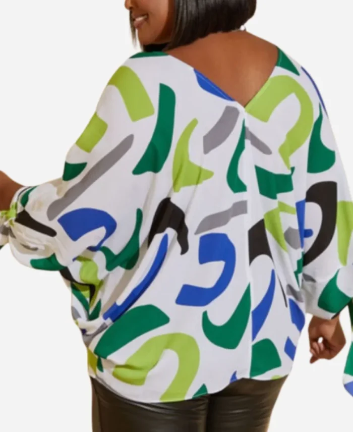 House of Payne S13 Cassi Davis Abstract Print Blouse