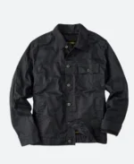 Huckberry-X-Flint-and-Tinder-Trucker-Jacket-Black-Front