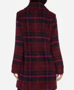 Jackie Hoffman Tv Series Only Murders in the Building Uma Heller Red & Black Plaid Coat