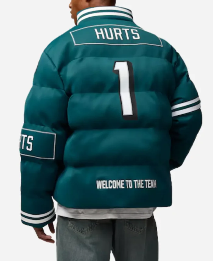 Jalen Hurts Philadelphia Eagles Off Season Puffer Jacket