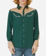 Jean Thibedeau Tv Series The Umbrella Academy Season 04 Megan Mullally Green Western Shirt