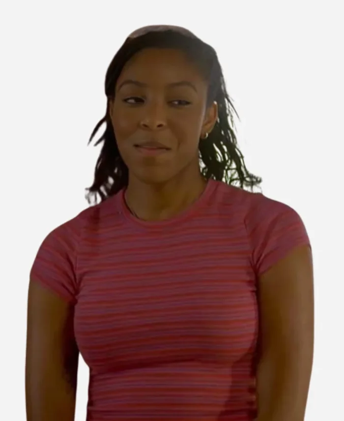 Jessica Williams Shrinking Striped T-Shirt