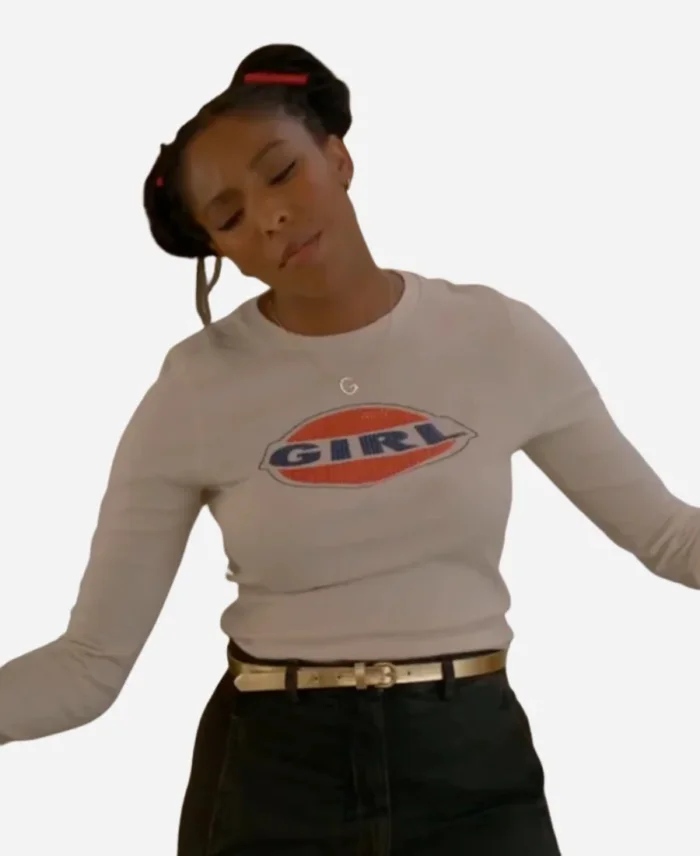 Jessica Williams Shrinking White 90s Girl T-Shirt