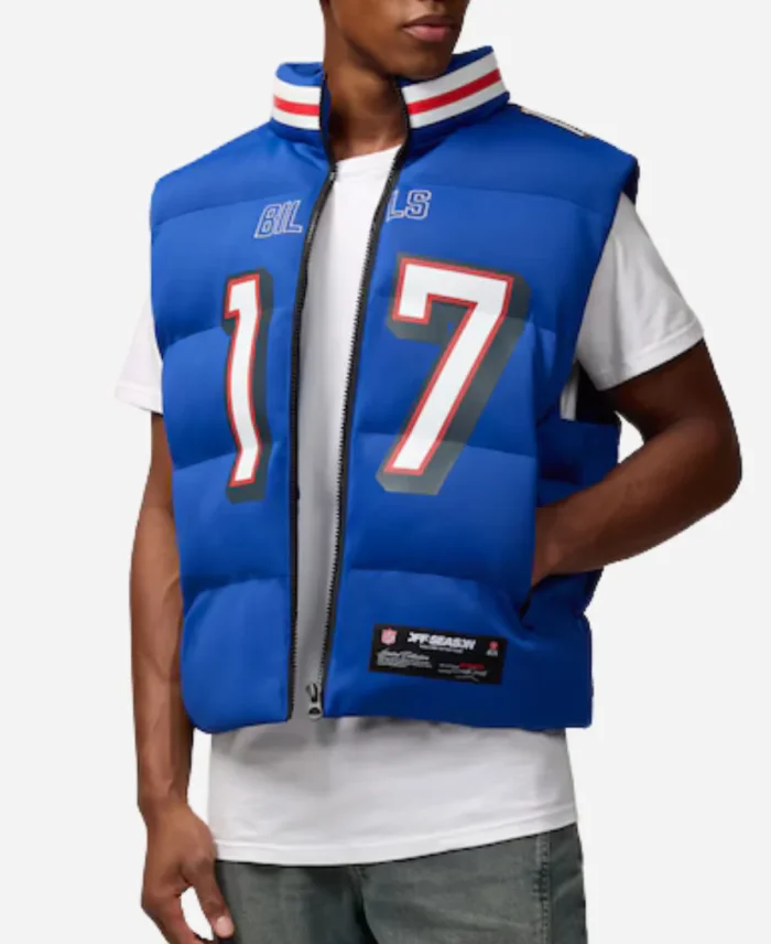 Josh Allen Bills Off Season Puffer Vest