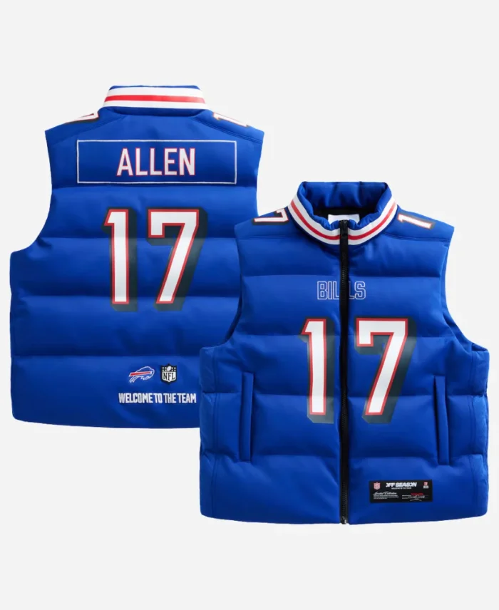Josh Allen Buffalo Bills Off Season Puffer Vest