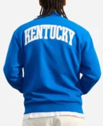 Kentucky Wildcats Fleece Full-Snap Blue Varsity Jacket