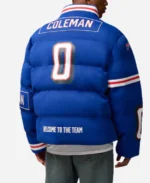 Keon Coleman Buffalo Bills Off Season Puffer Jacket