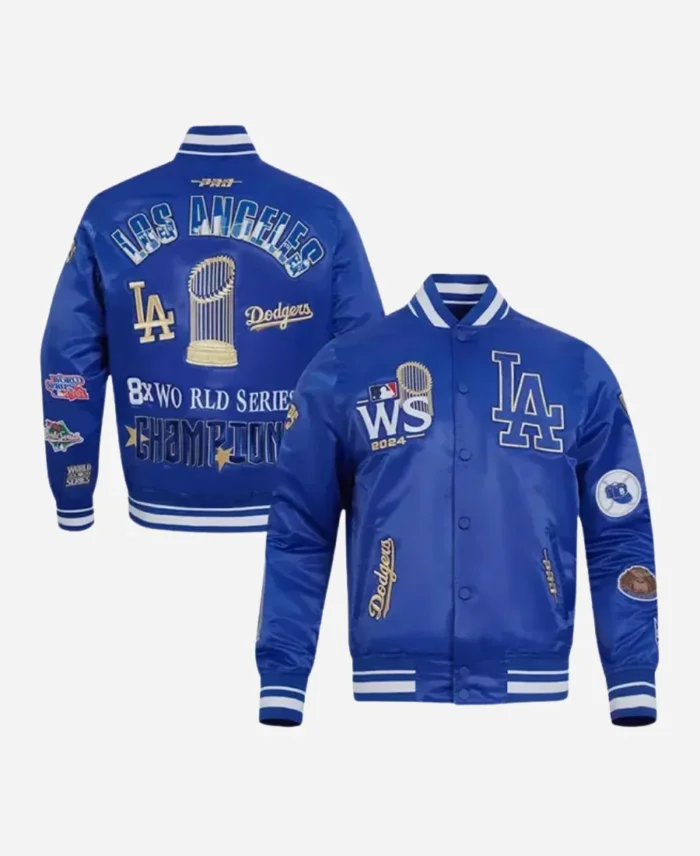 LA Dodgers 2024 World Series Champions Blue Jacket