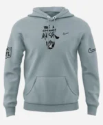 Las Vegas Raiders Be A Change Maker Inspire Change Grey Pullover Hoodie