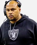 Las Vegas Raiders Head Coach Antonio Pierce Black Pullover Hoodie