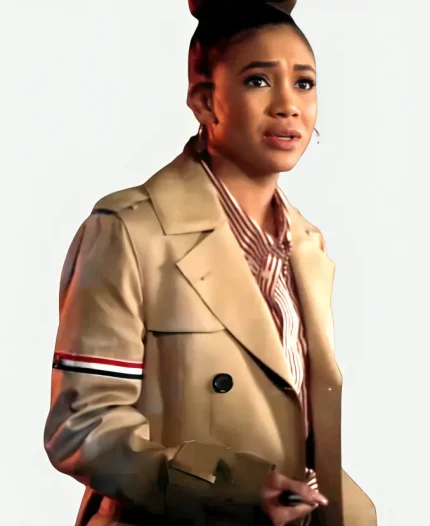 Power Book II Ghost Lauren Baldwin Trench Coat