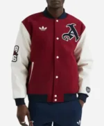 Leah Williamson Arsenal Red Varsity Jacket Front