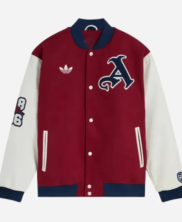 Leah Williamson Arsenal Varsity Red Jacket