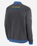 Los Angeles Chargers Nike Sideline Coach Black Bomber Jacket For Sale