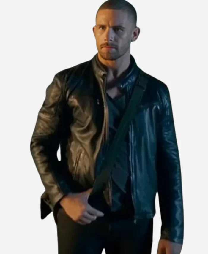 Man with No Past 2025 Adam Woodward Leather Jacket