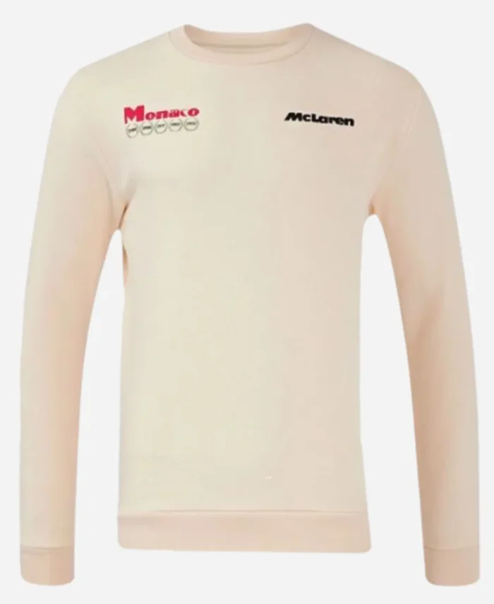 McLaren F1 Heritage Monaco GP Off White Sweatshirt