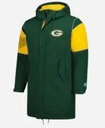 NFL Green Bay Packers Starter Dynasty Polyfill Stadium Full-Zip Hooded Jacket