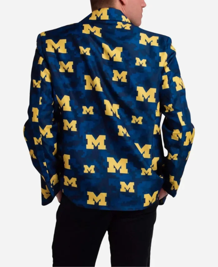 NFL Team Michigan Wolverines Camo Blazer For Sale