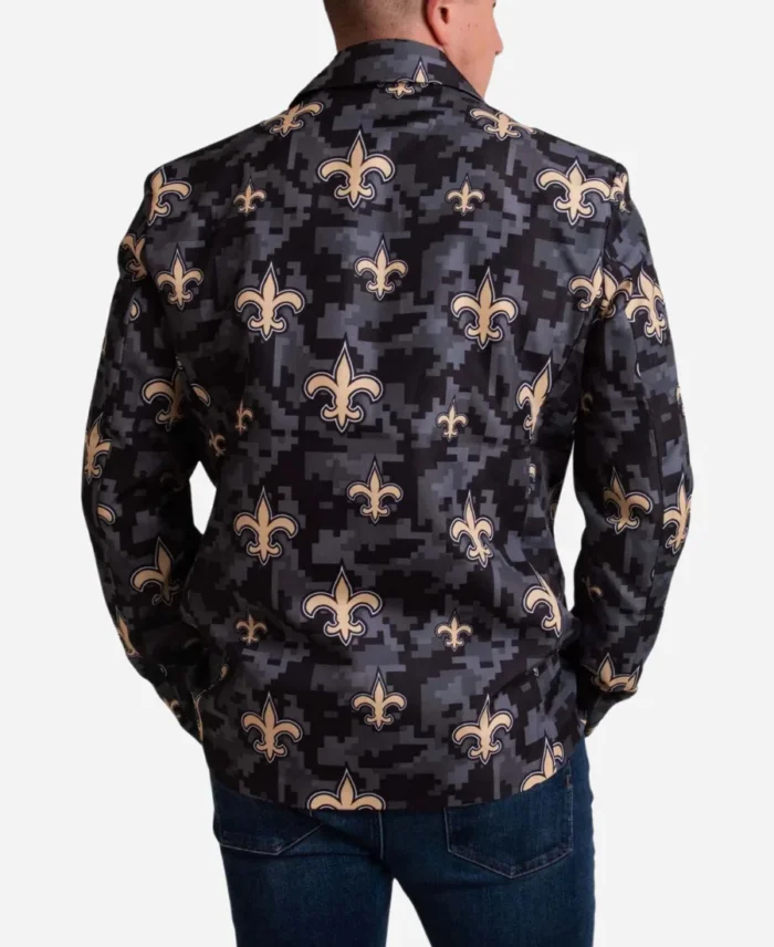 NFL Team New Orleans Saints Camo Blazer For Sale