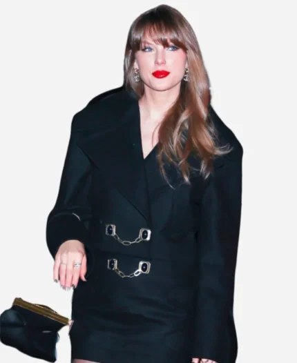 NYC Taylor Swift Gemstone Button Cropped Blazer