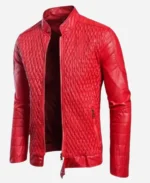 Netflix WWE Monday Night RAW LA Knight Red Leather Jacket