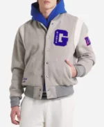 New York Giants x Todd Snyder Grey Varsity Jacket