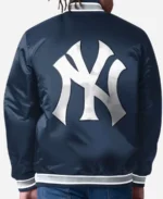 New York Yankees Starter Navy Blue Satin Jacket