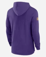 Nike Minnesota Vikings Sideline Purple Pullover Hoodie