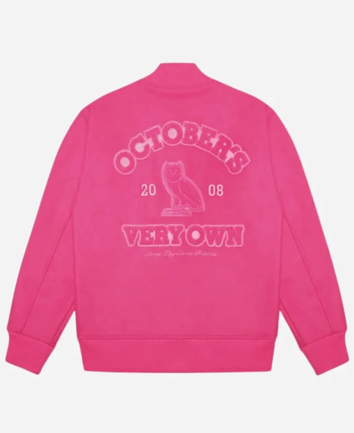 OVO 2025 Valentine Varsity Jacket Back