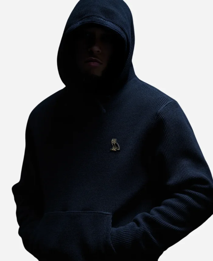 OVO Jersey Lined Waffle Hoodie