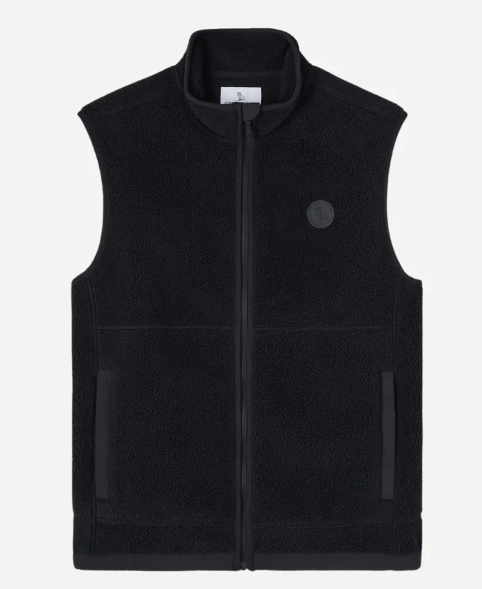 OVO Sherpa Fleece Black Vest